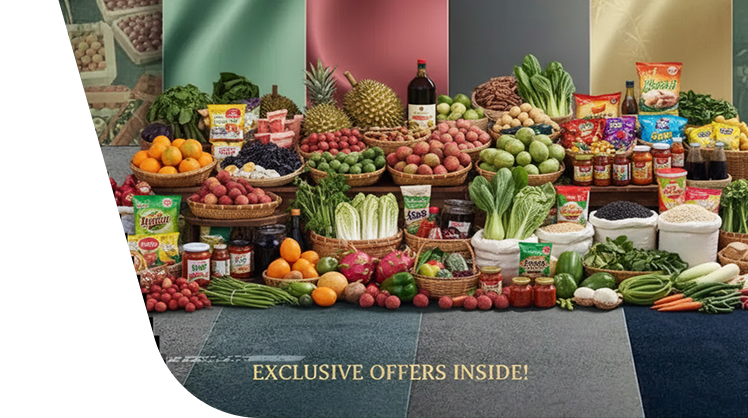 Fresh Asian groceries - vegetables, fruits, spices and more